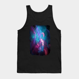 Alien Code 2 Teal Magenta Tank Top